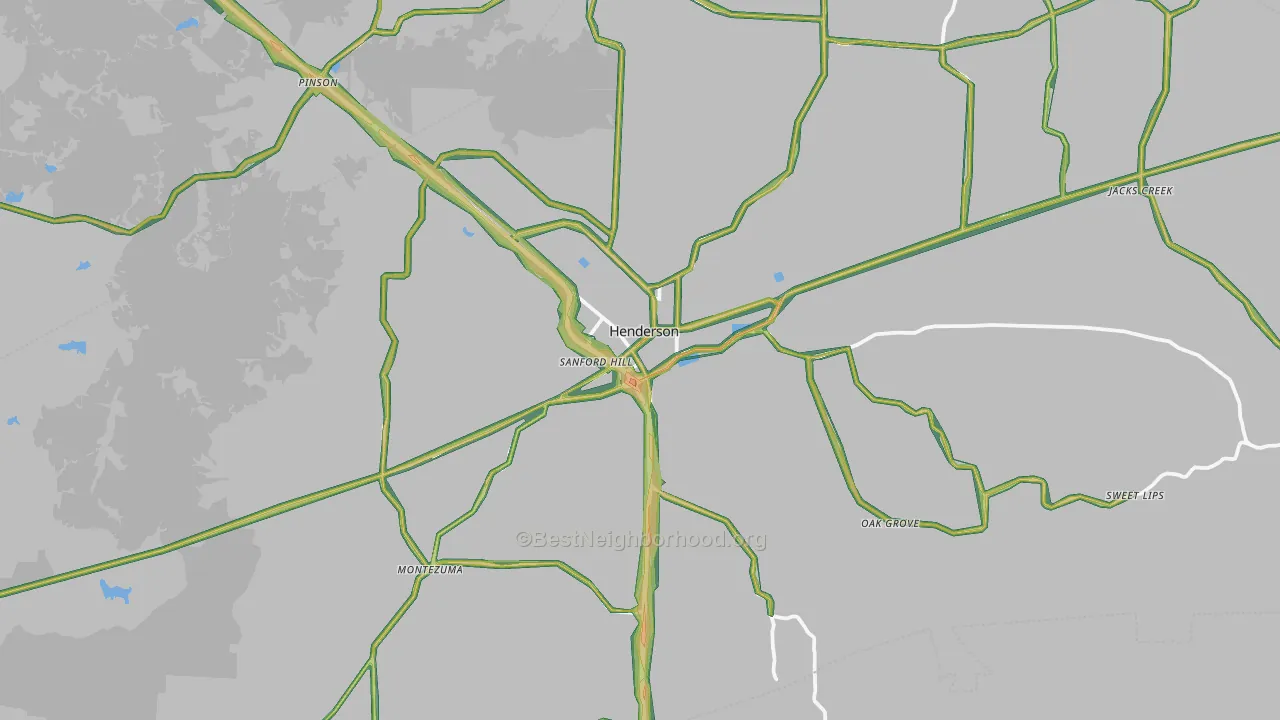 38340, TN Map of Noise Levels in 38340