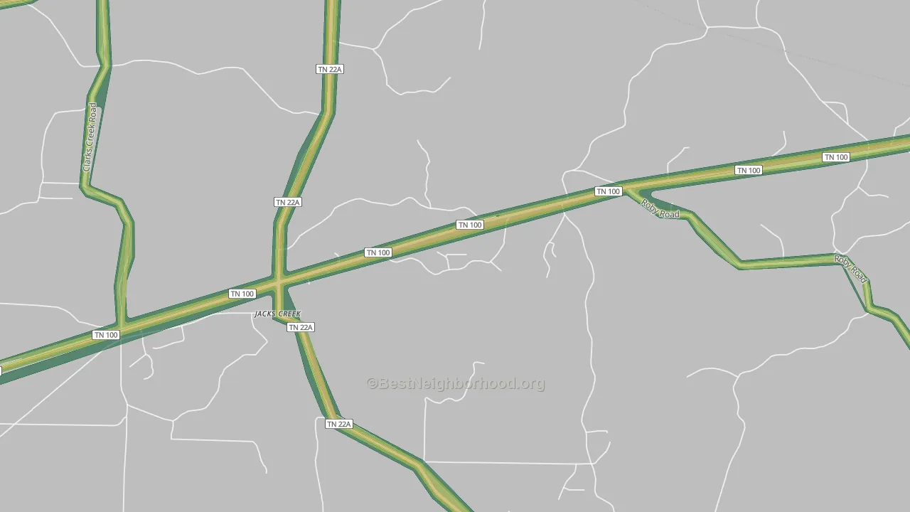 38347, TN Map of Noise Levels in 38347