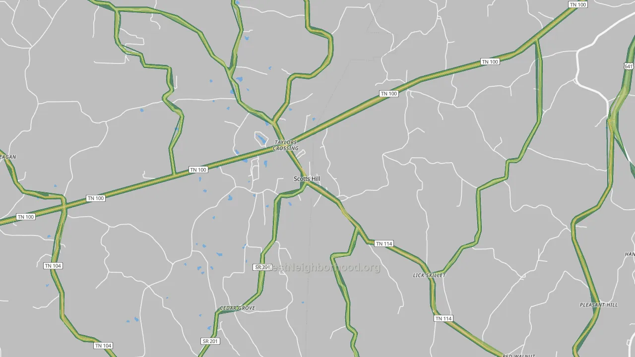 38374, TN Map of Noise Levels in 38374