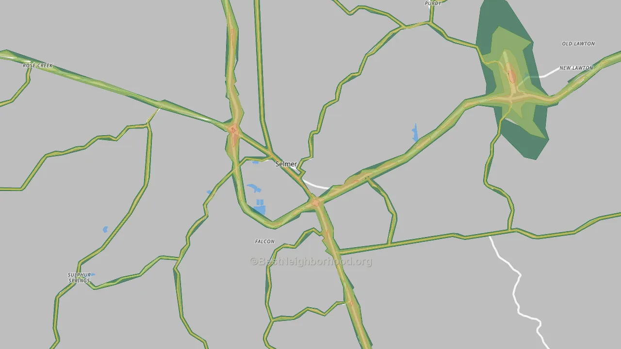 38375, TN Map of Noise Levels in 38375