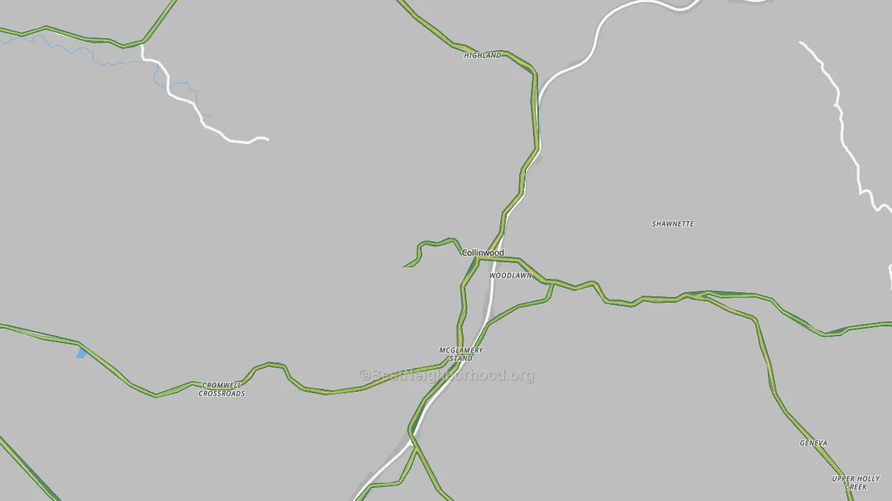 38450, TN Map of Noise Levels in 38450