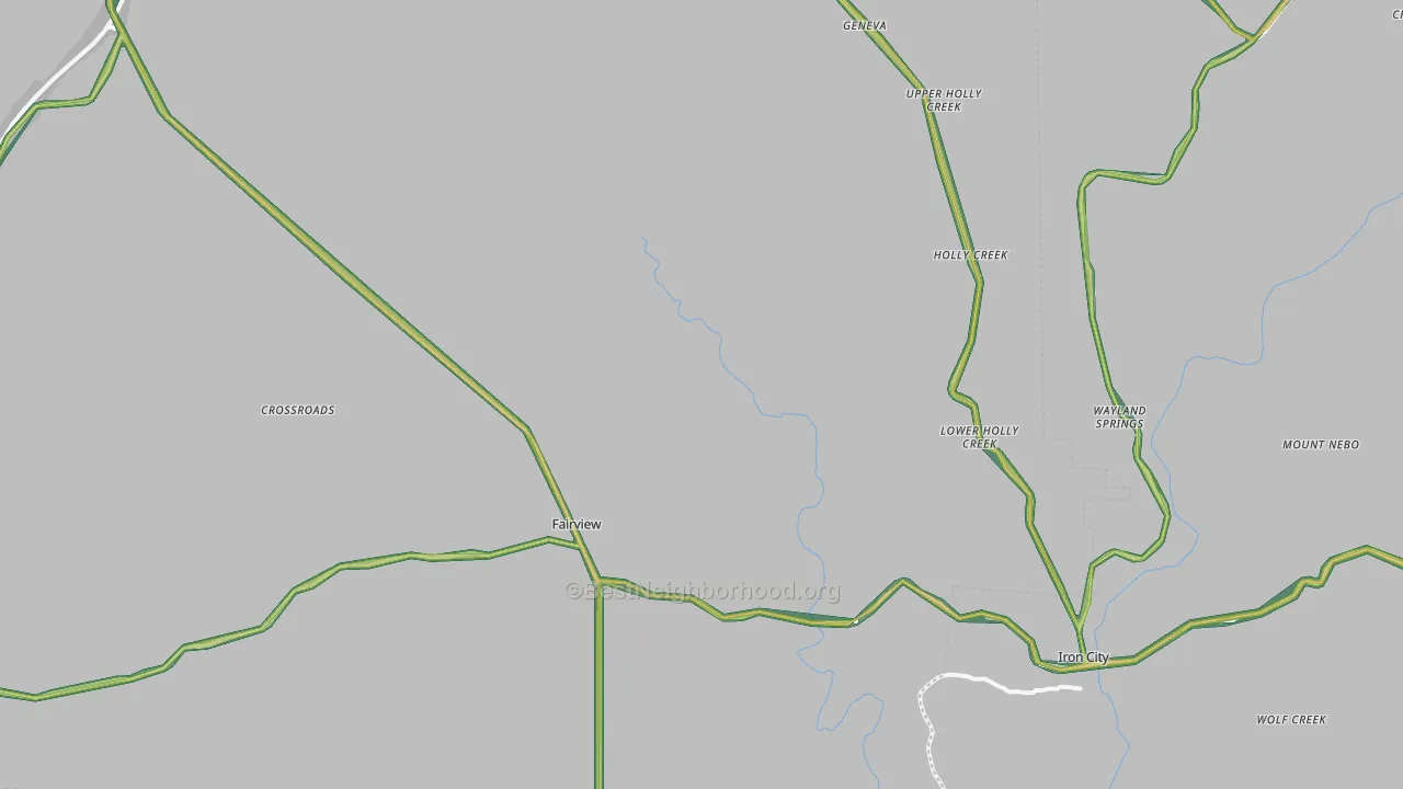 38463, TN Map of Noise Levels in 38463