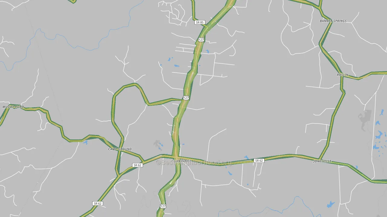 38553, TN Map of Noise Levels in 38553