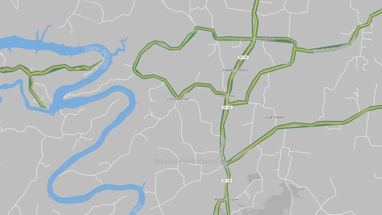 38587, TN Map of Noise Levels in 38587