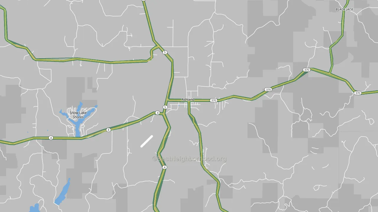 38603, MS Map of Noise Levels in 38603