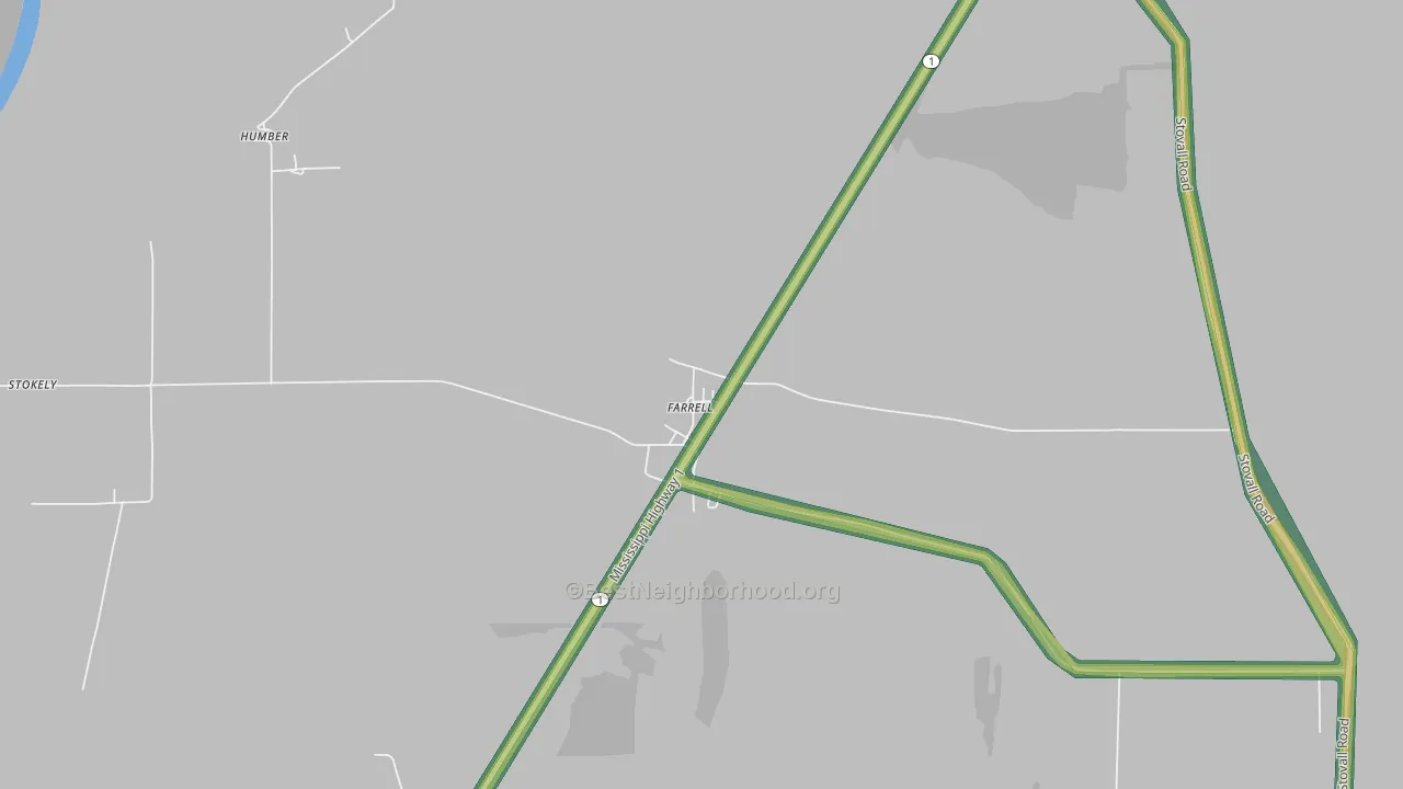 38630, MS Map of Noise Levels in 38630
