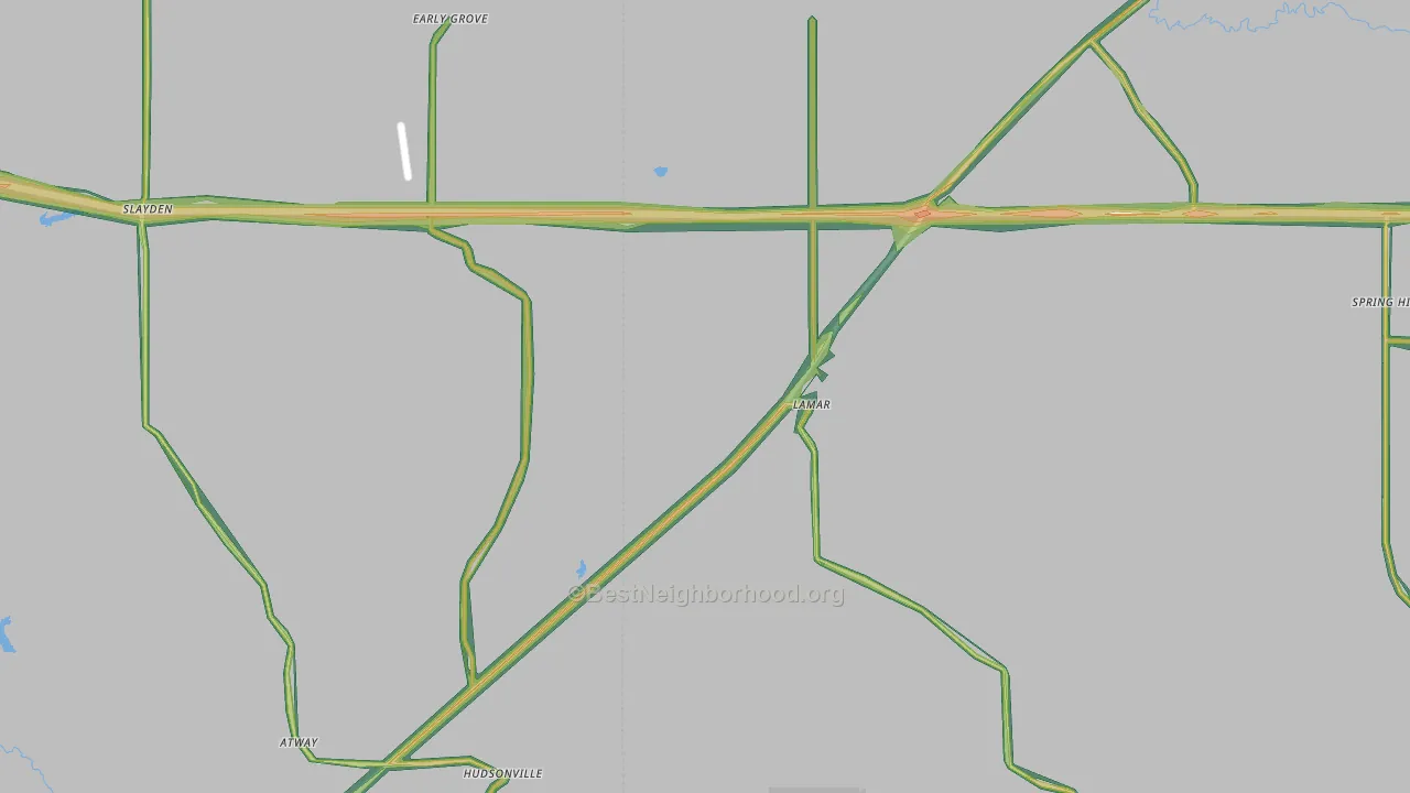 38642, MS Map of Noise Levels in 38642