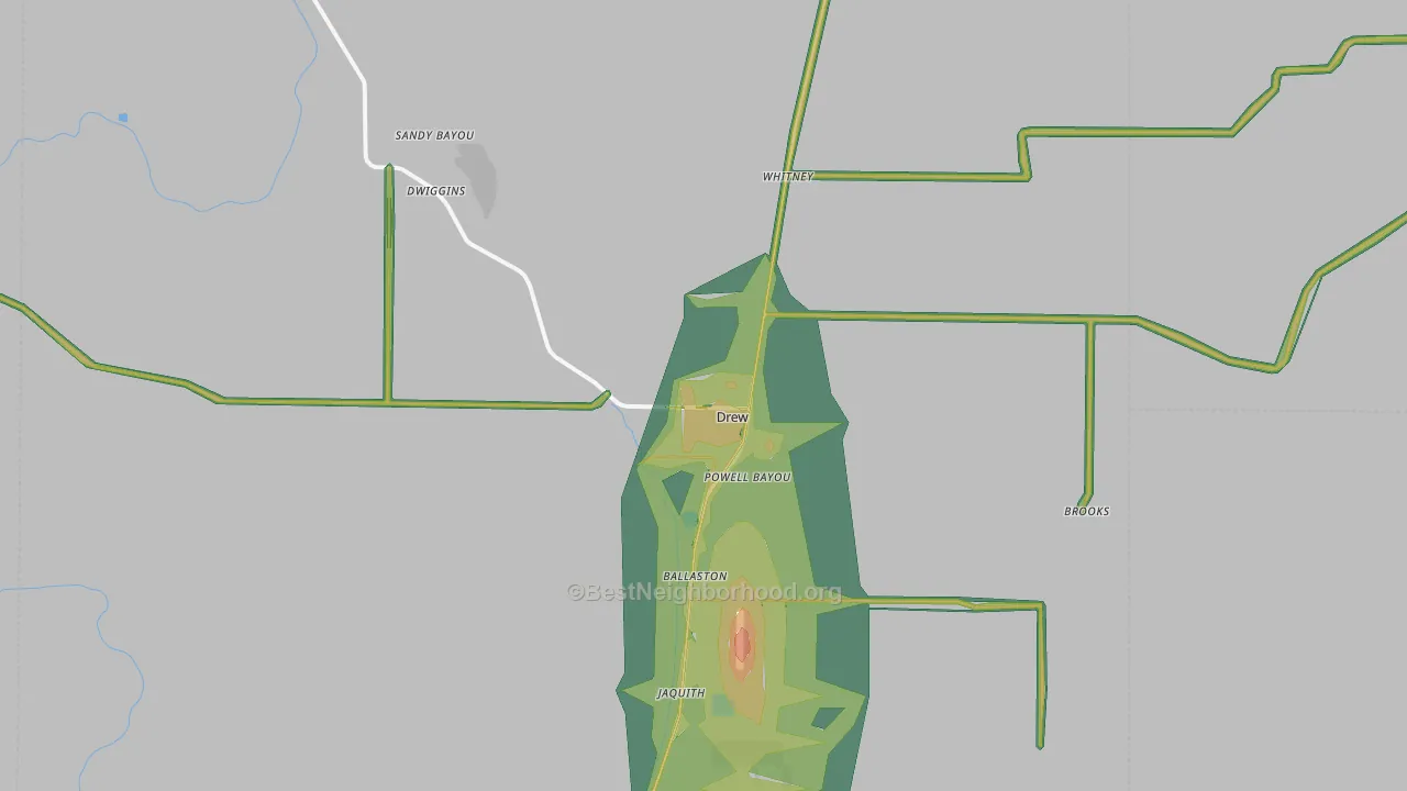 38737, MS Map of Noise Levels in 38737
