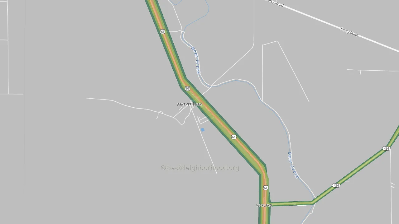 38765, MS Map of Noise Levels in 38765