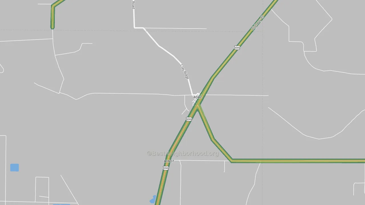 38768, MS Map of Noise Levels in 38768