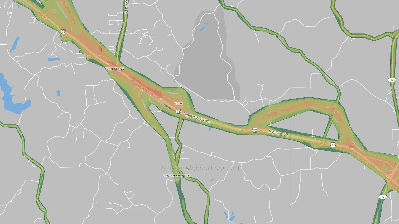 38846, MS Map of Noise Levels in 38846