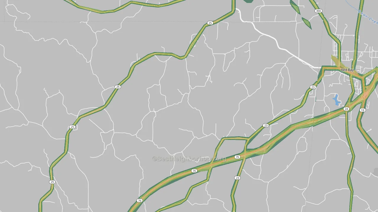 38847, MS Map of Noise Levels in 38847