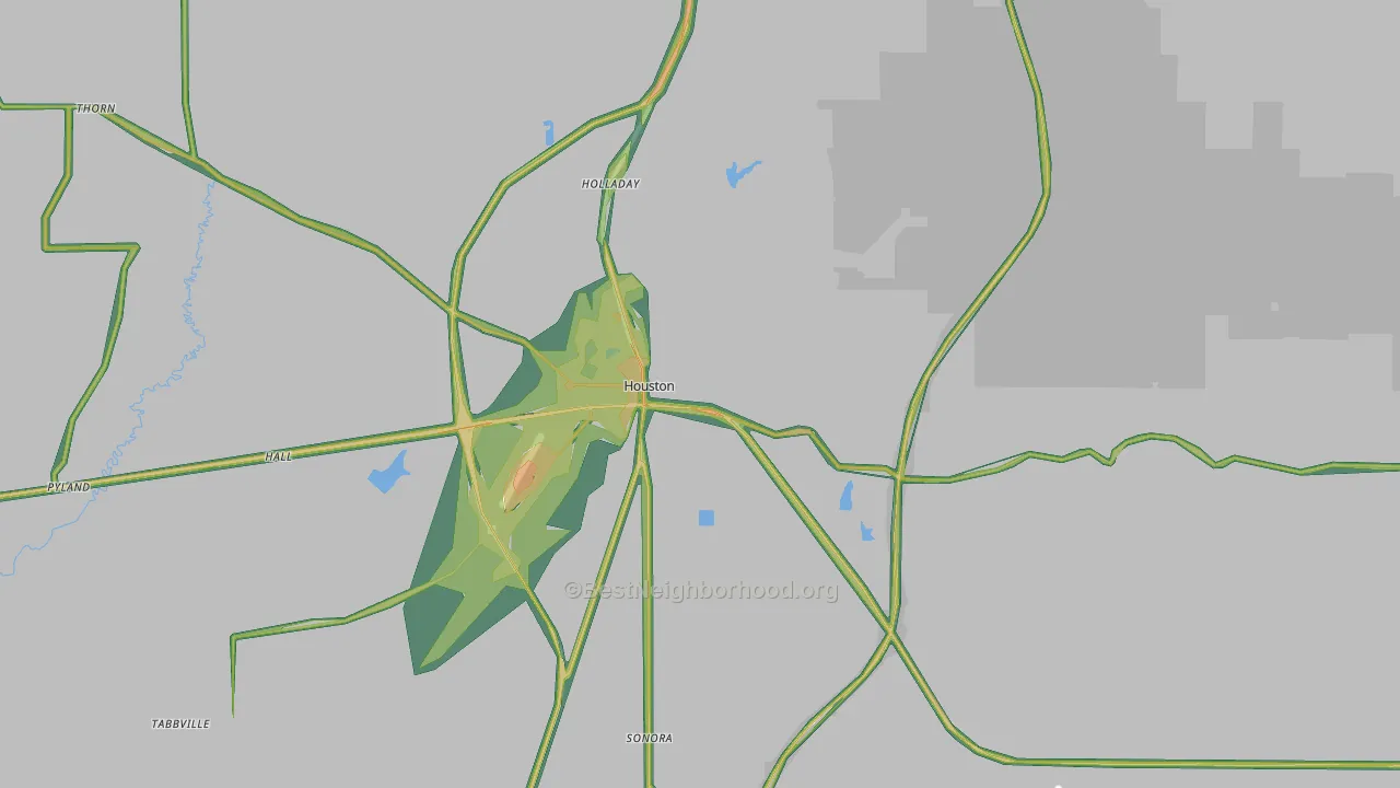 38851, MS Map of Noise Levels in 38851