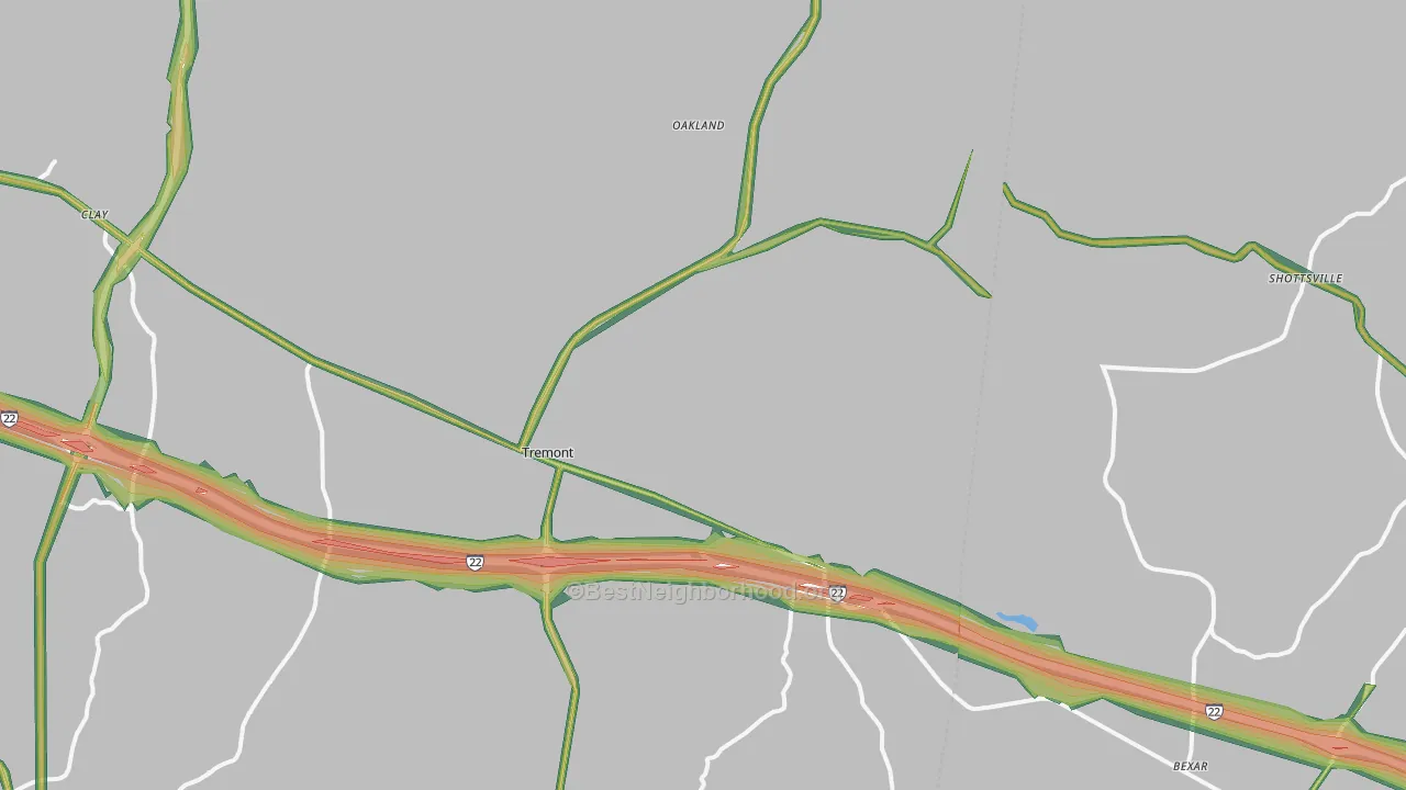 38876, MS Map of Noise Levels in 38876