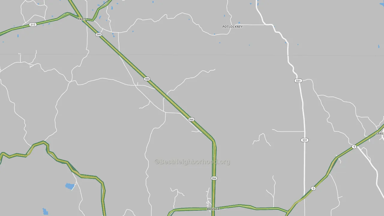 38913, MS Map of Noise Levels in 38913
