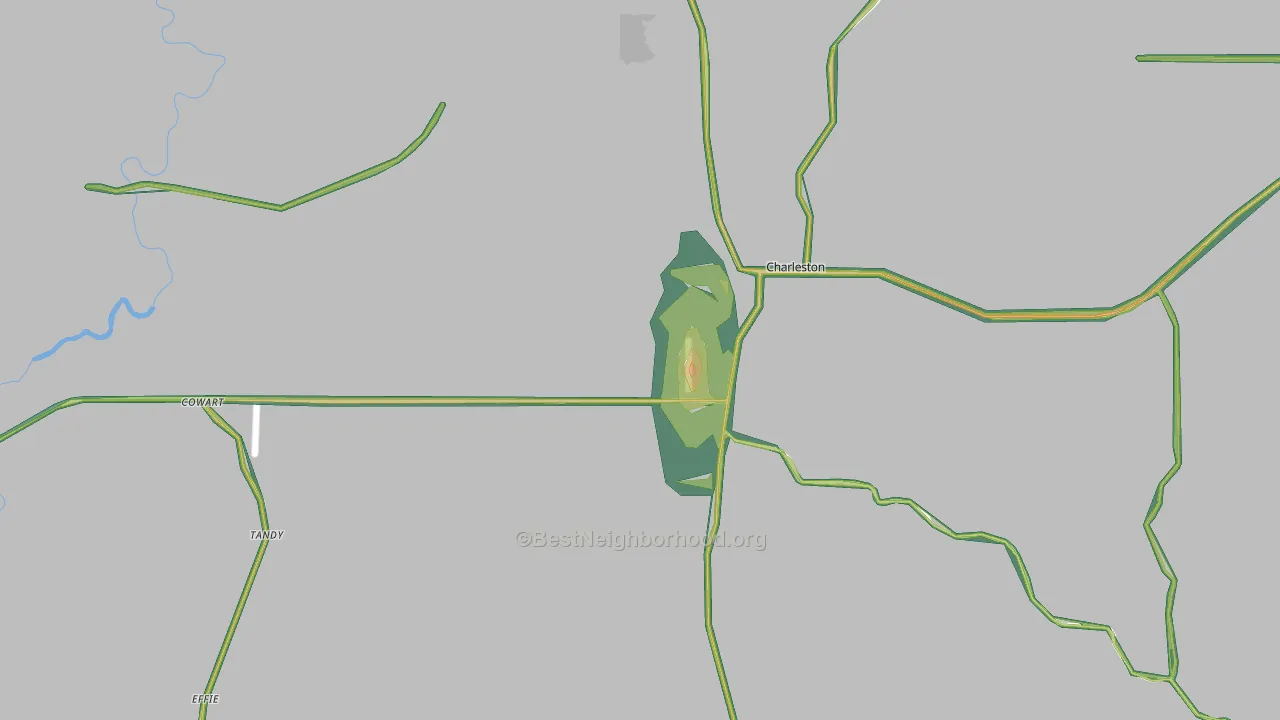 38921, MS Map of Noise Levels in 38921