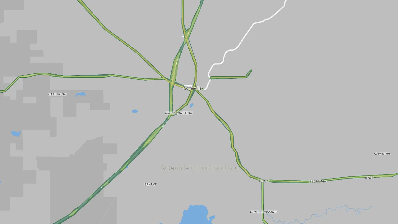 38922, MS Map of Noise Levels in 38922