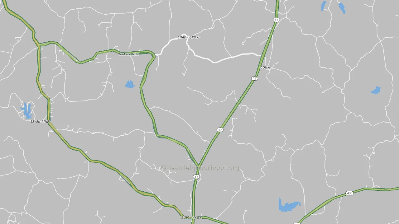 38923, MS Map of Noise Levels in 38923