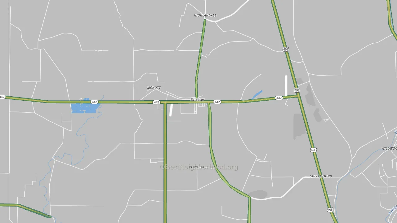38952, MS Map of Noise Levels in 38952
