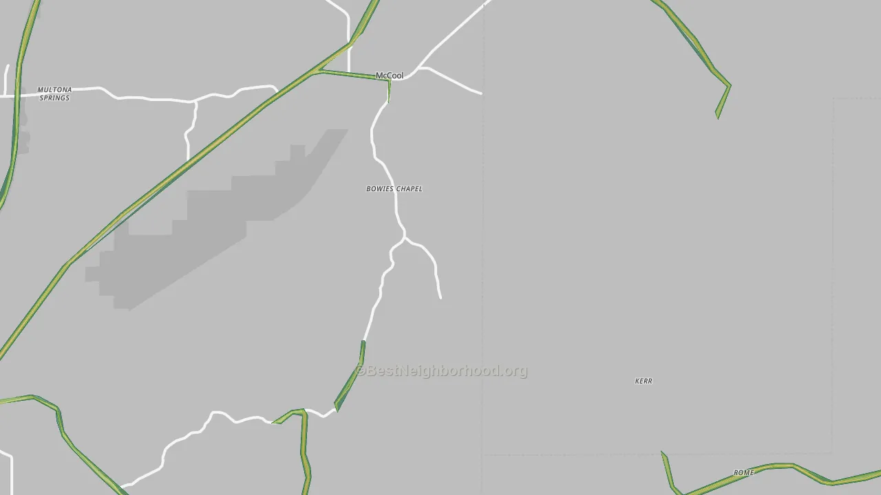 39108, MS Map of Noise Levels in 39108