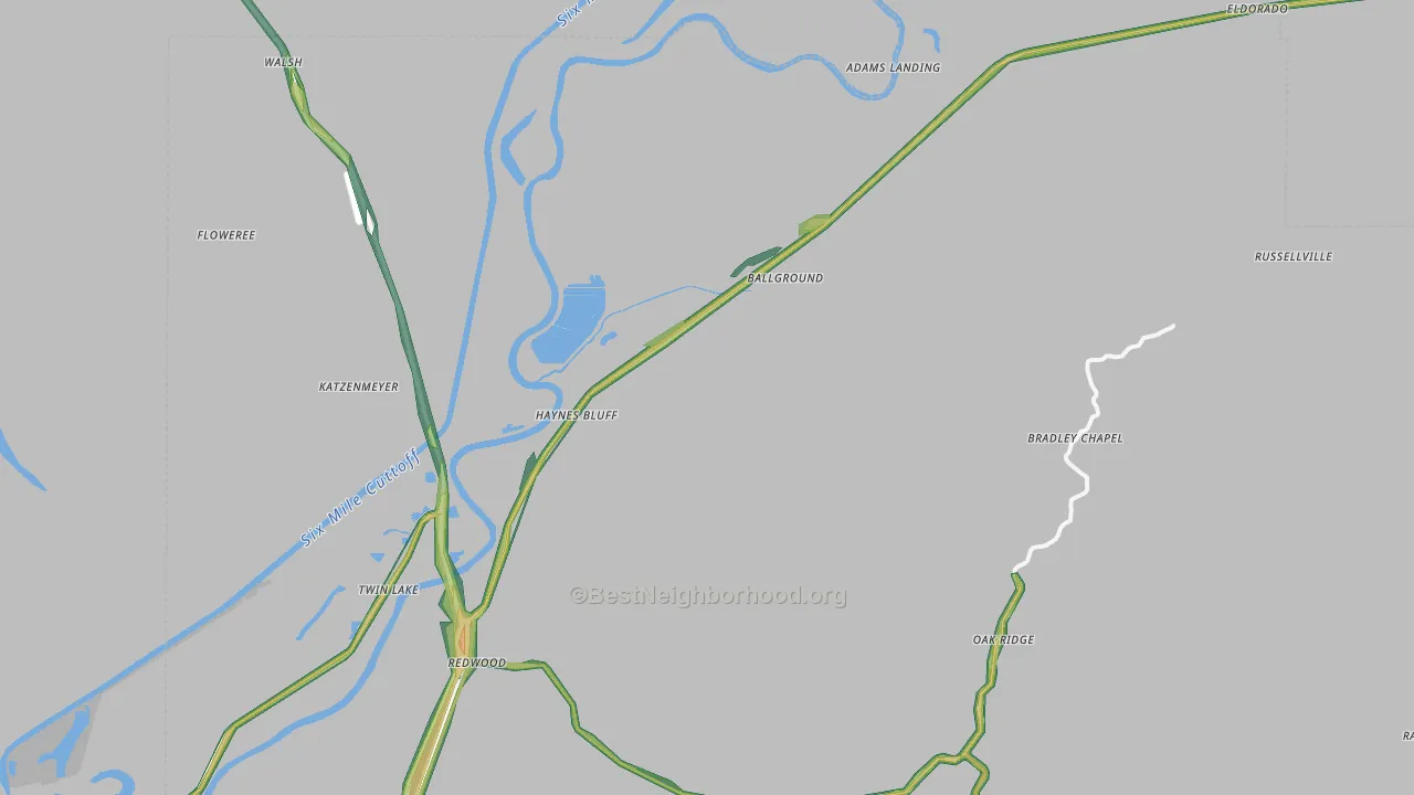 39156, MS Map of Noise Levels in 39156