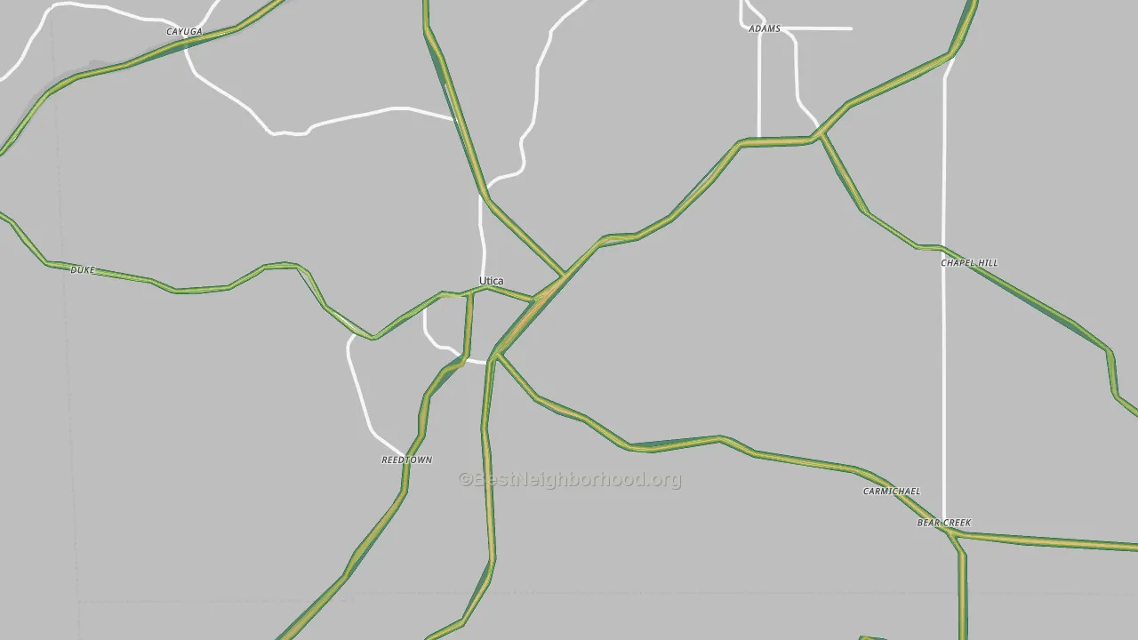 39175, MS Map of Noise Levels in 39175