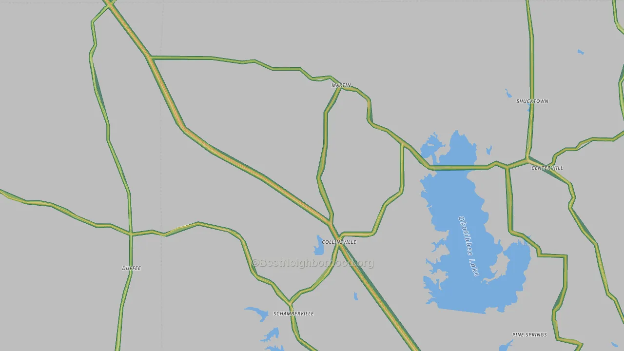 39325, MS Map of Noise Levels in 39325