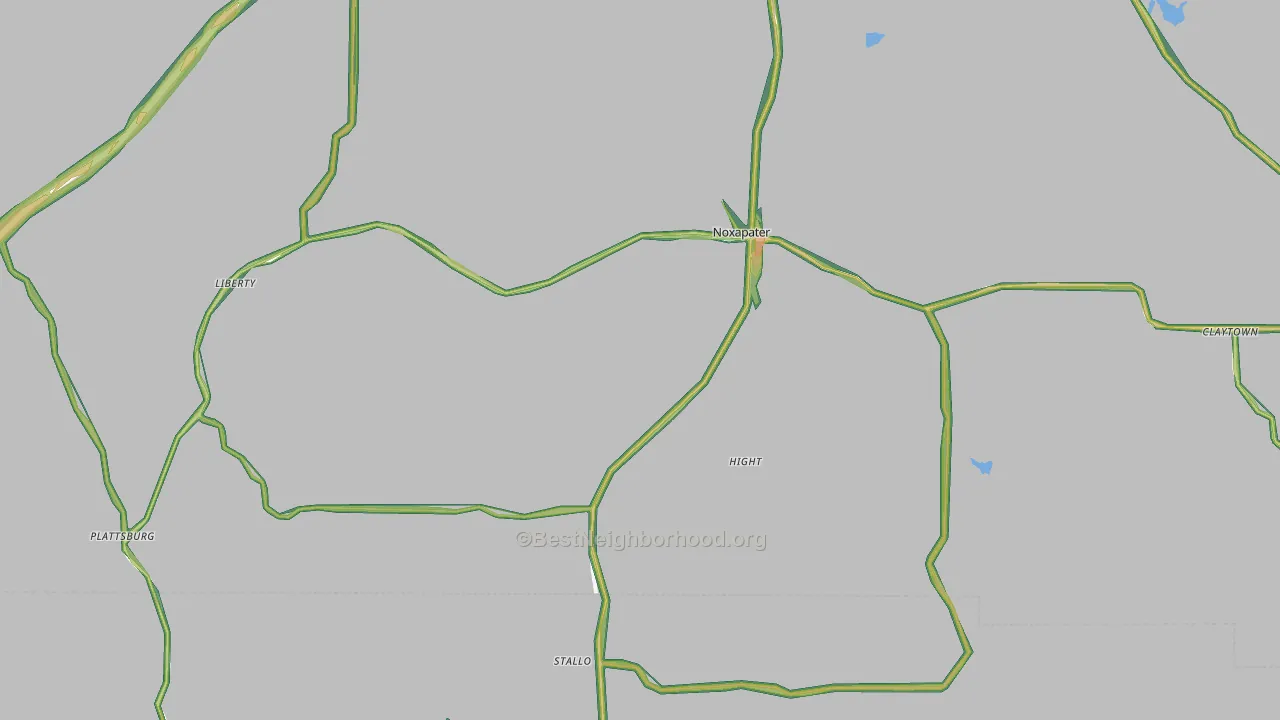 39346, MS Map of Noise Levels in 39346