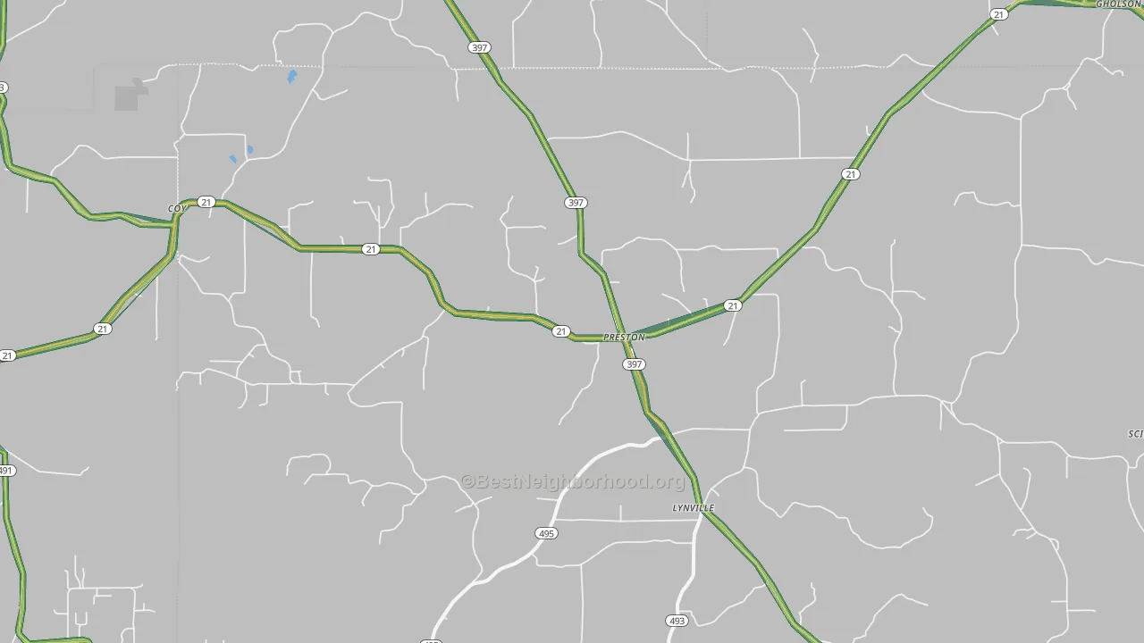39354, MS Map of Noise Levels in 39354