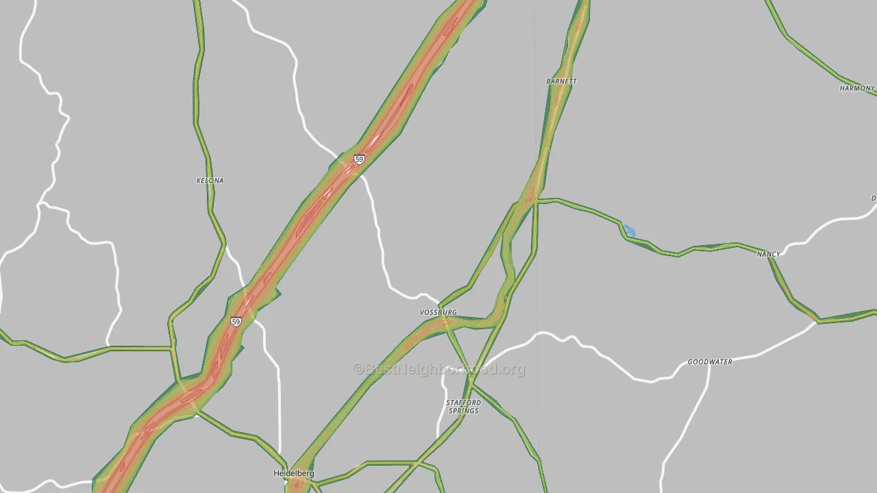 39366, MS Map of Noise Levels in 39366