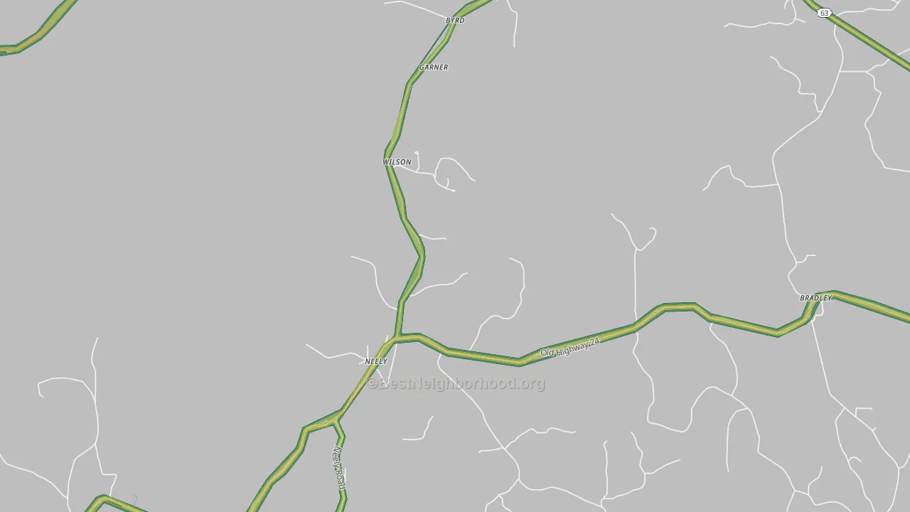 39461, MS Map of Noise Levels in 39461