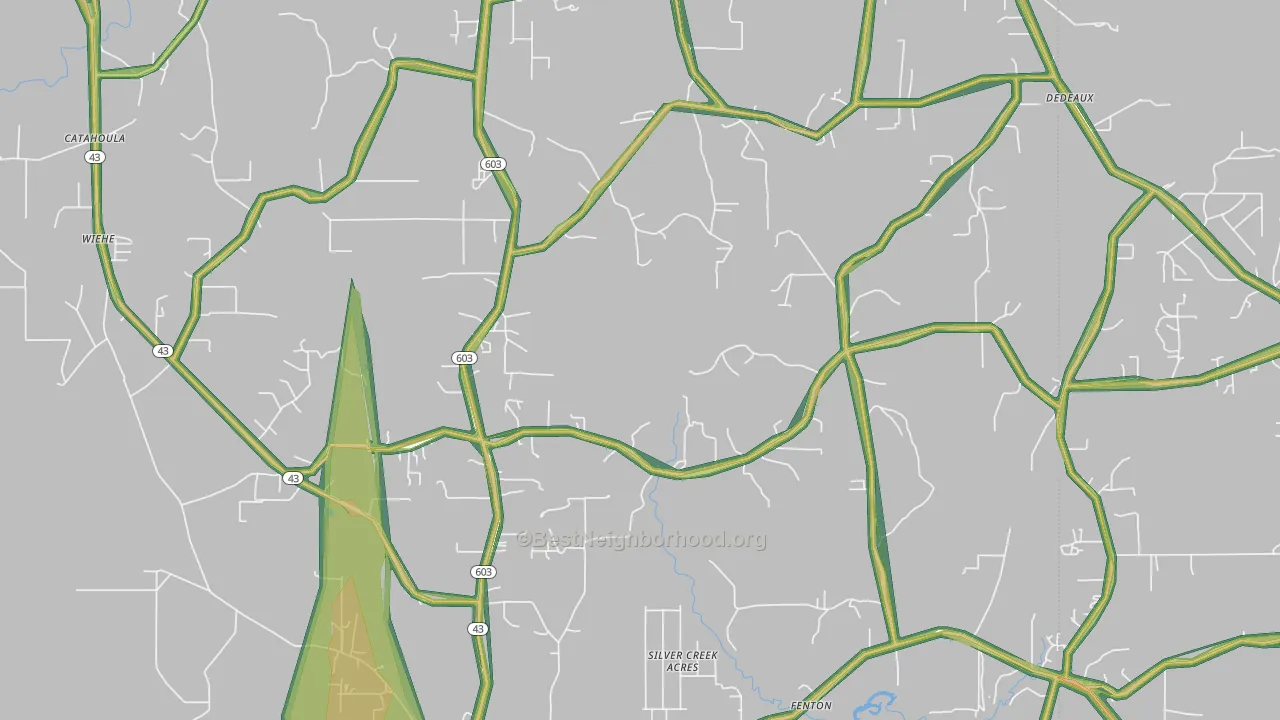 39556, MS Map of Noise Levels in 39556