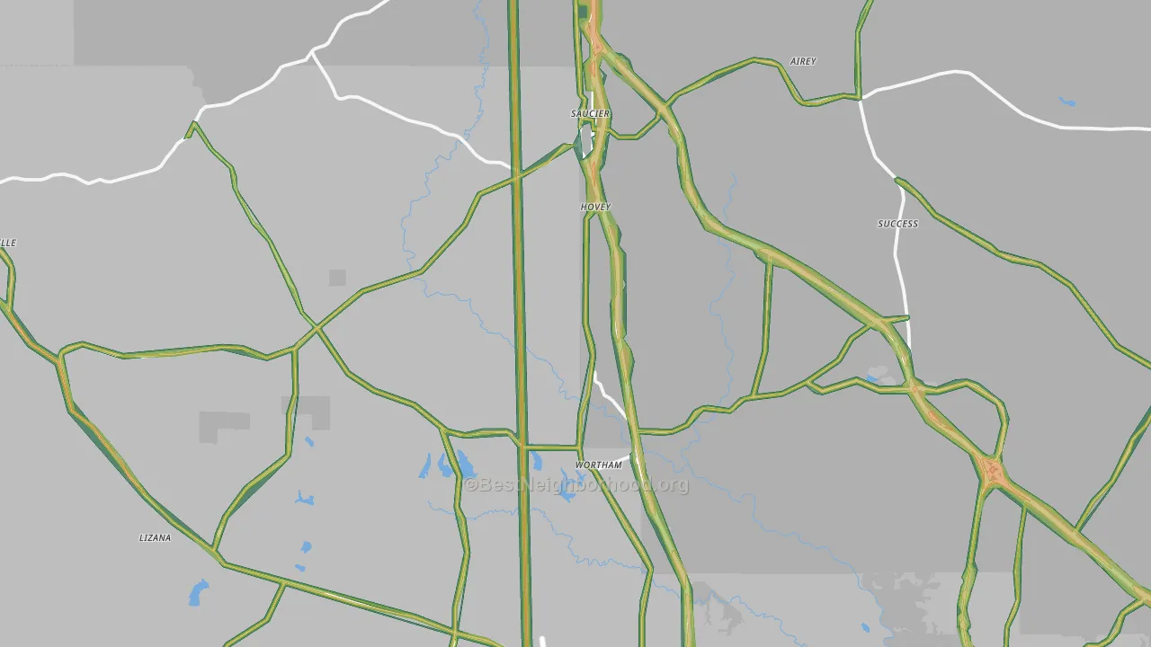 39574, MS Map of Noise Levels in 39574