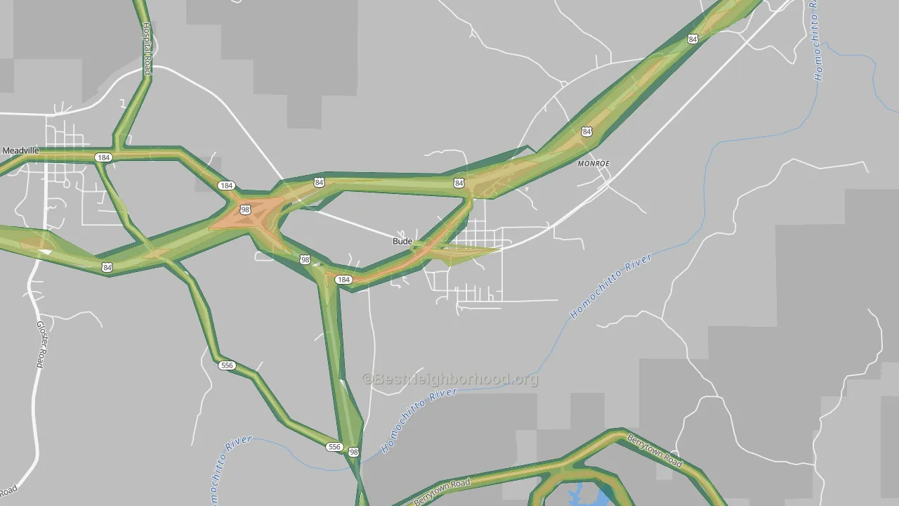 39630, MS Map of Noise Levels in 39630