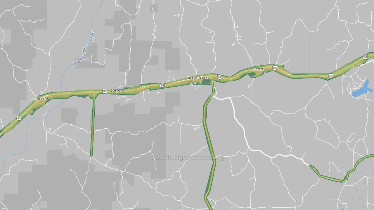 39647, MS Map of Noise Levels in 39647