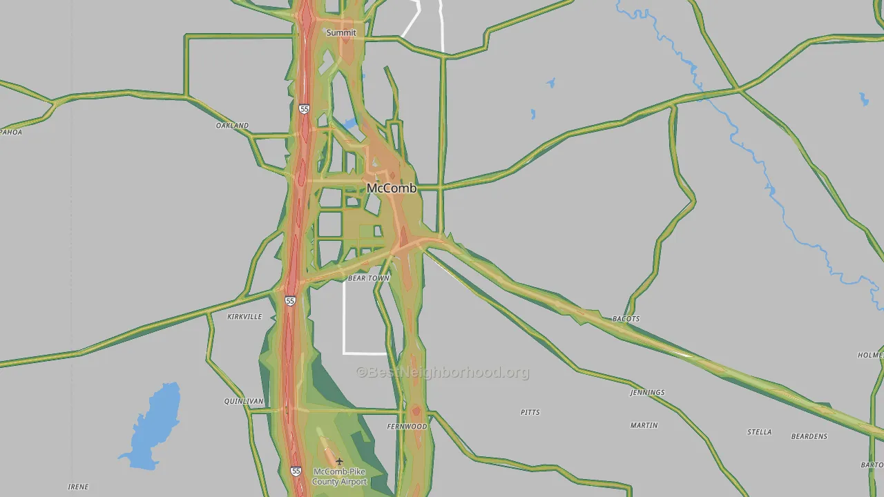 39648, MS Map of Noise Levels in 39648