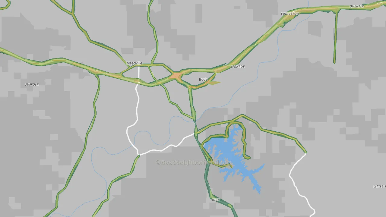 39653, MS Map of Noise Levels in 39653