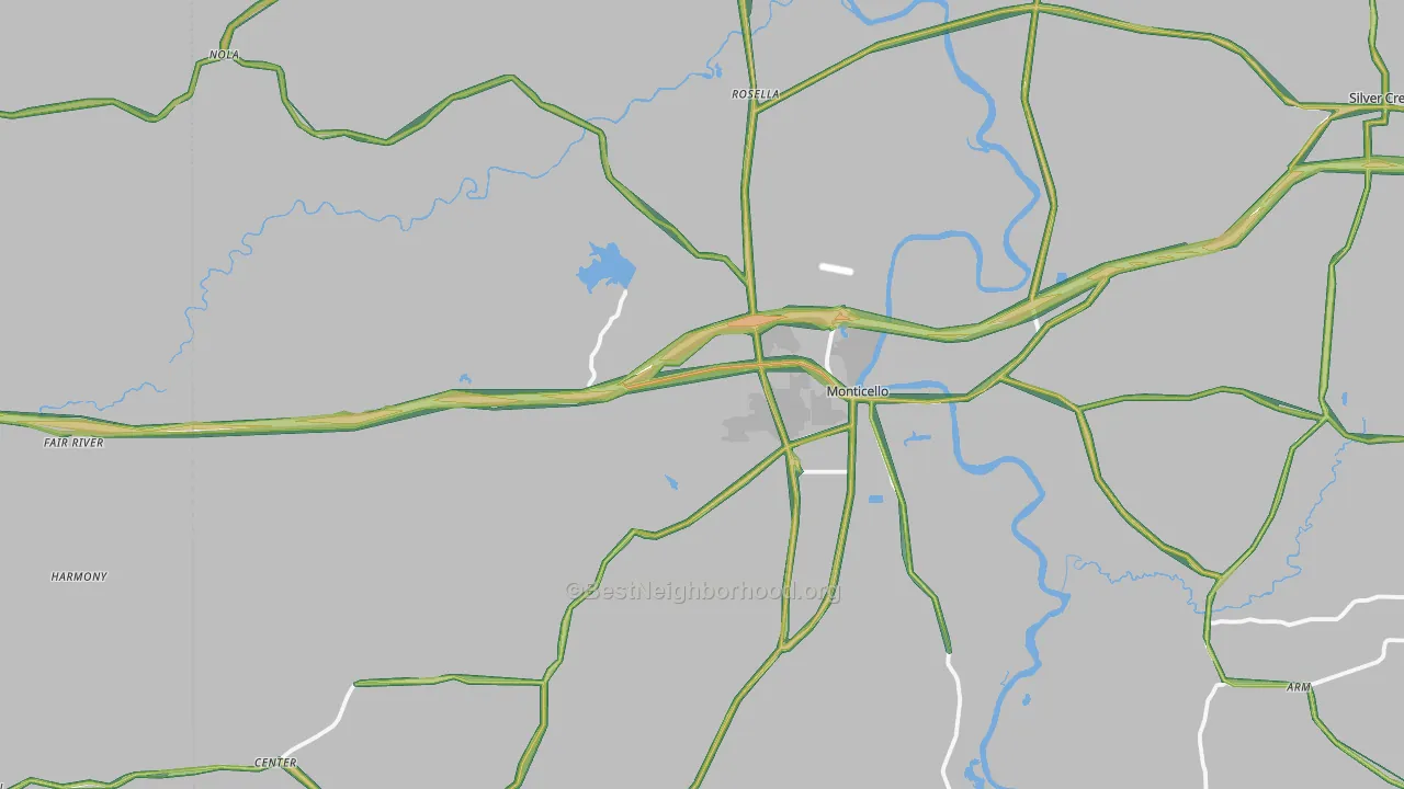 39654, MS Map of Noise Levels in 39654