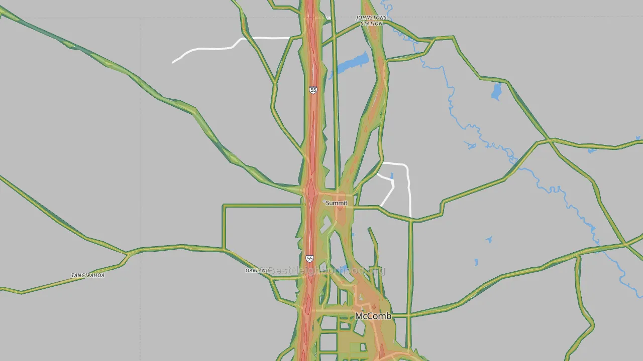 39666, MS Map of Noise Levels in 39666
