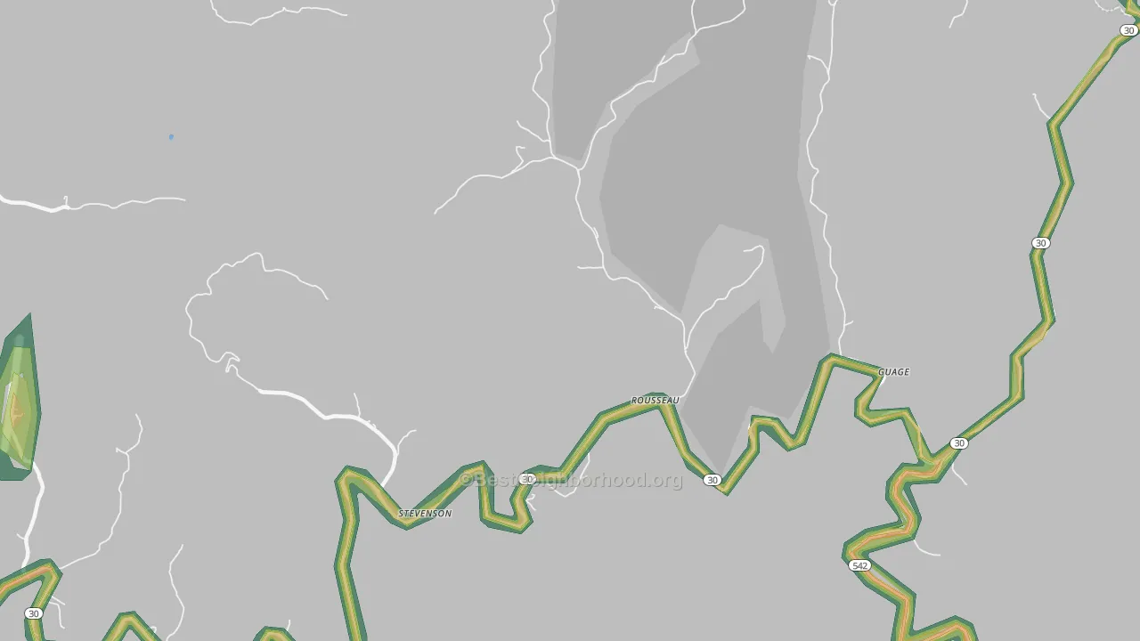 41366, KY Map of Noise Levels in 41366