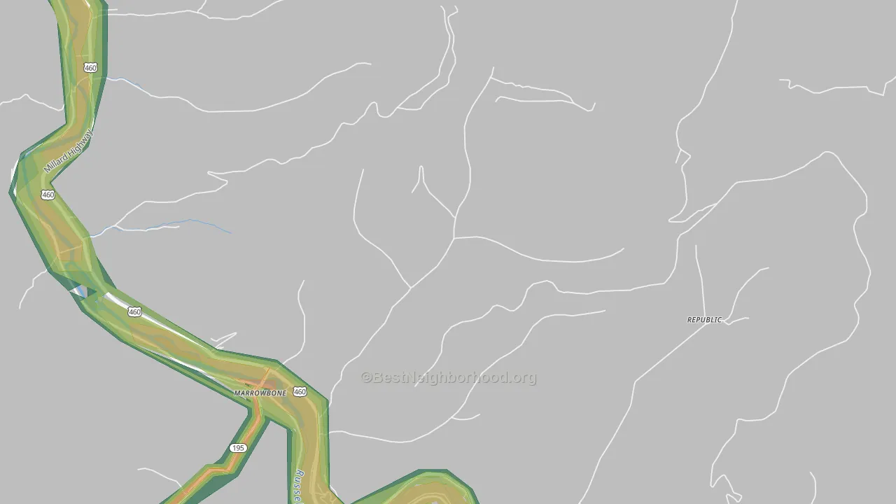 41559, KY Map of Noise Levels in 41559