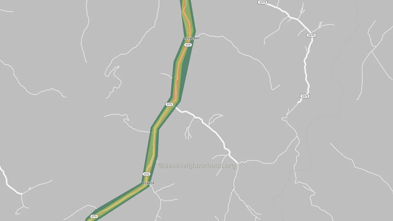 41660, KY Map of Noise Levels in 41660