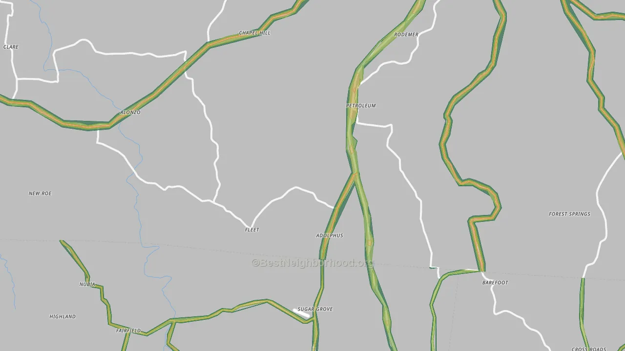 42120, KY Map of Noise Levels in 42120