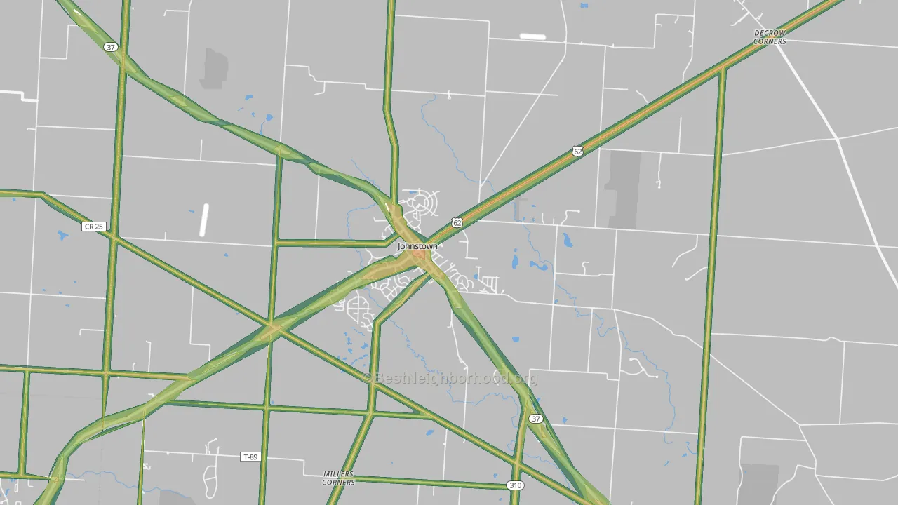 43031, OH Map of Noise Levels in 43031