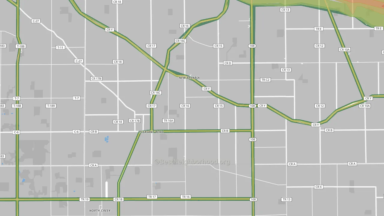 43548, OH Map of Noise Levels in 43548