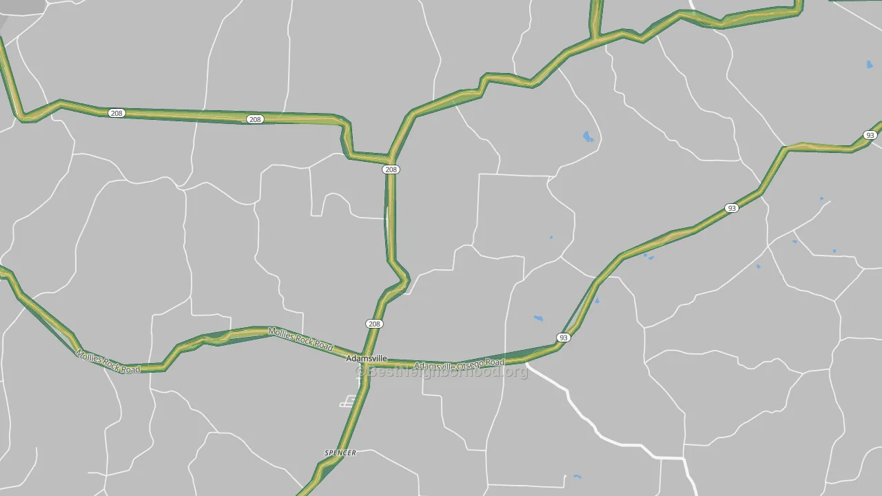 43802, OH Map of Noise Levels in 43802