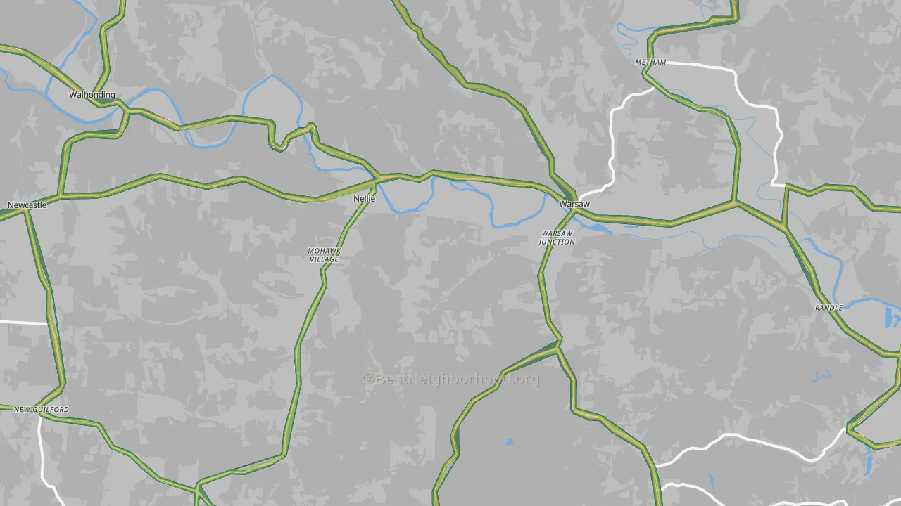 43844, OH Map of Noise Levels in 43844