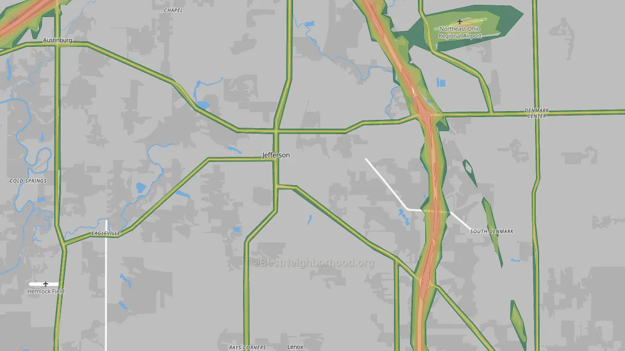 44047, OH Map of Noise Levels in 44047