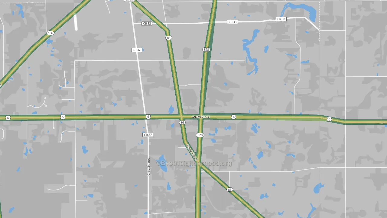 44064, OH Map of Noise Levels in 44064