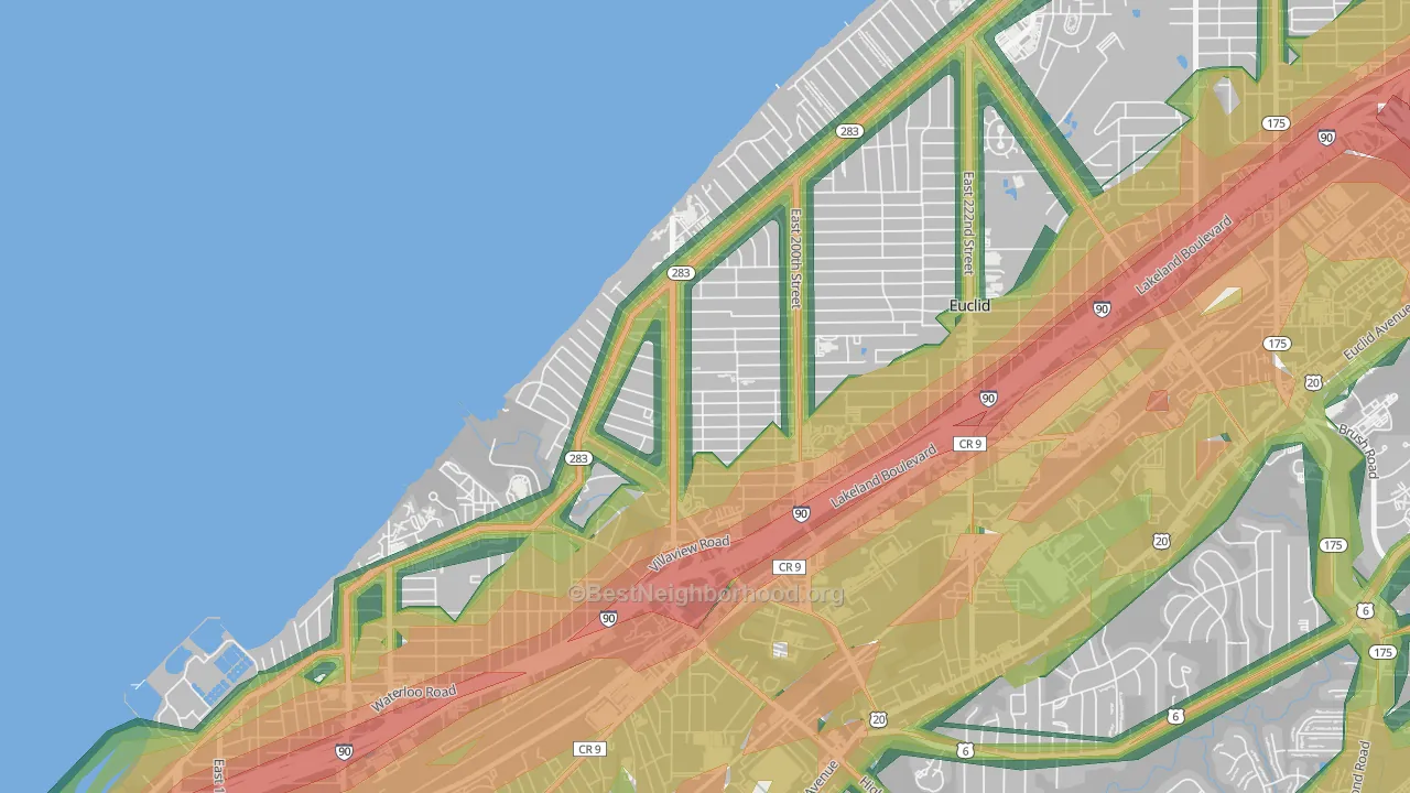 44119, OH Map of Noise Levels in 44119